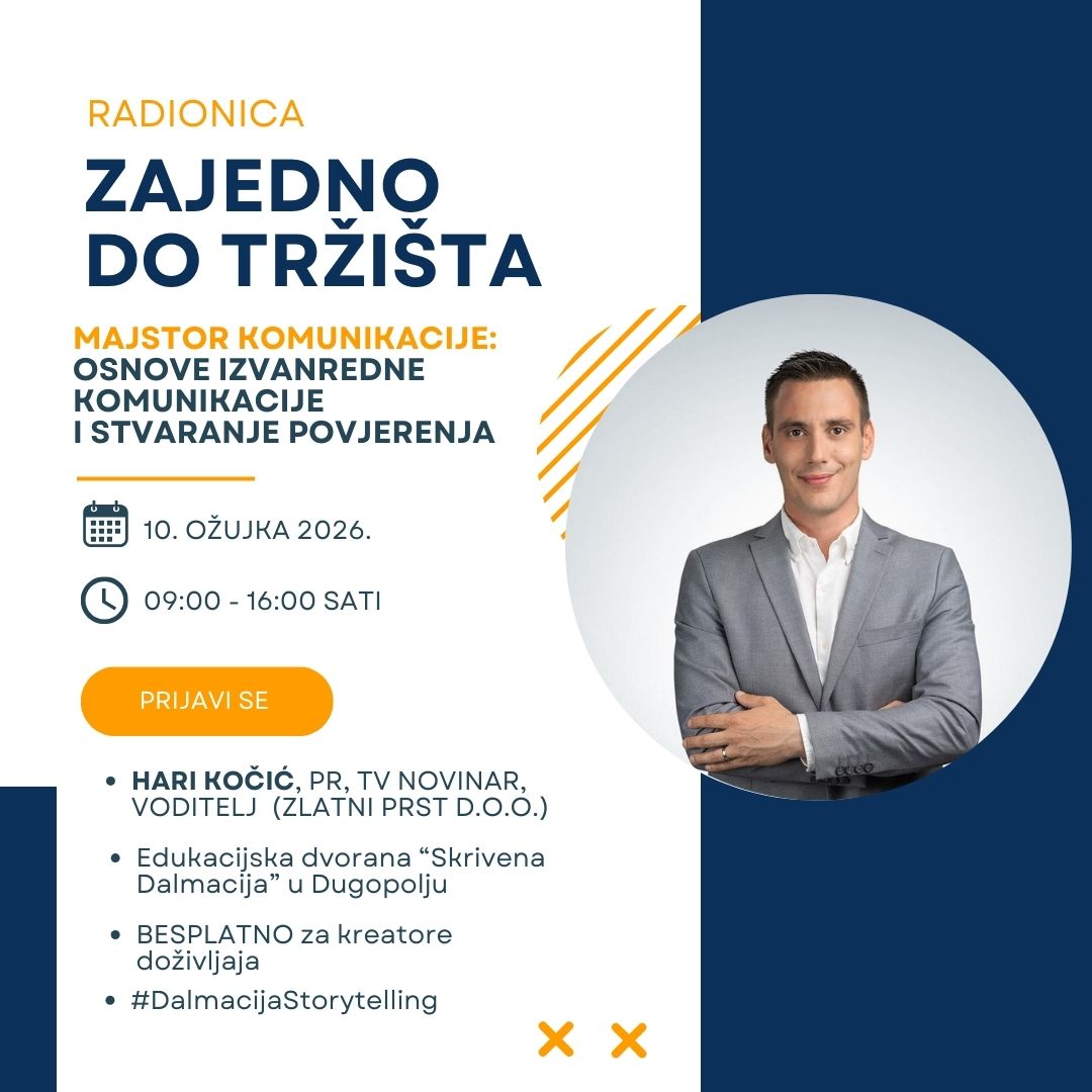 Vizual radionice Majstor komunikacije u programu Zajedno do tržišta