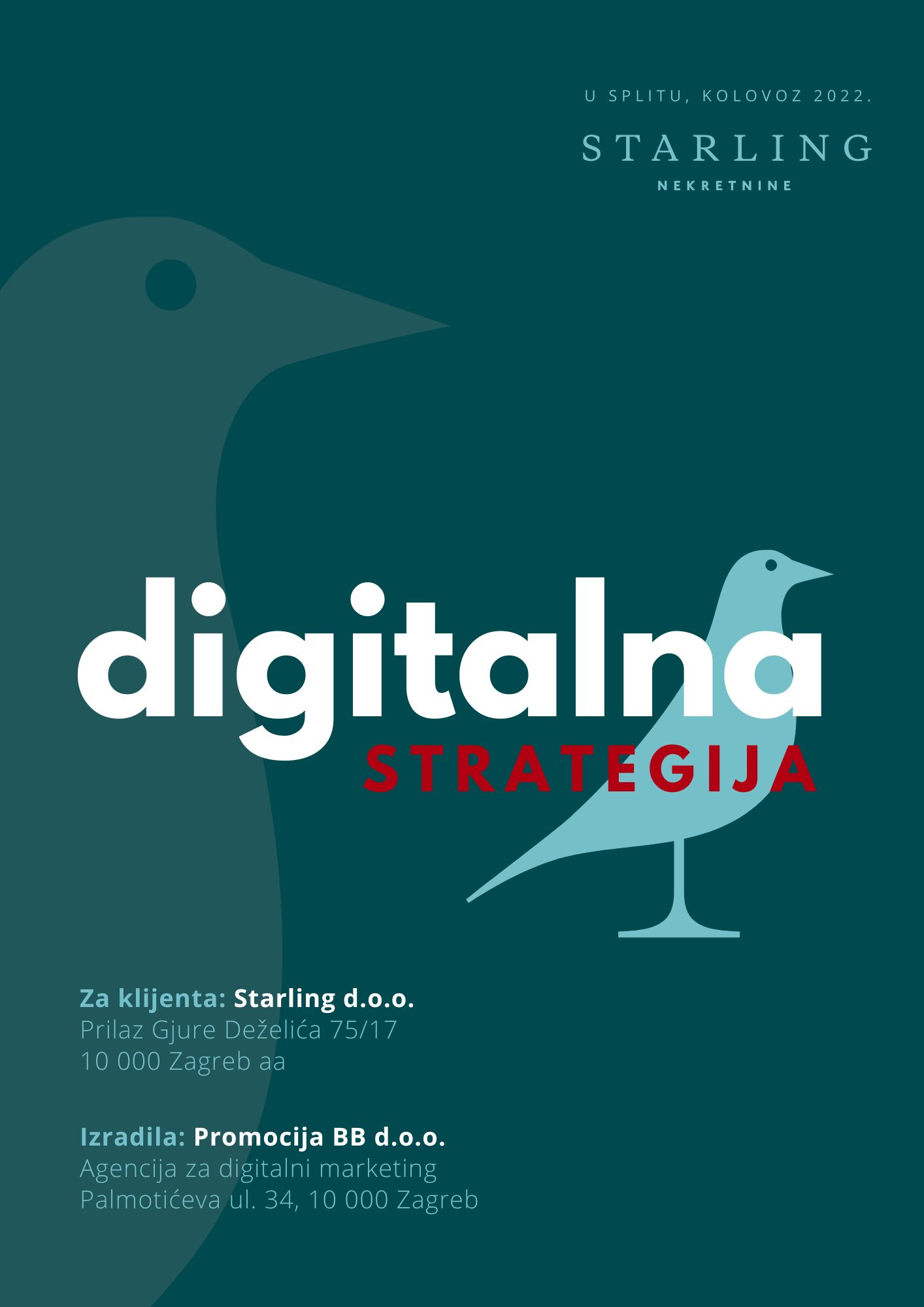 Naslovnica digitalne strategije Starling nekretnina