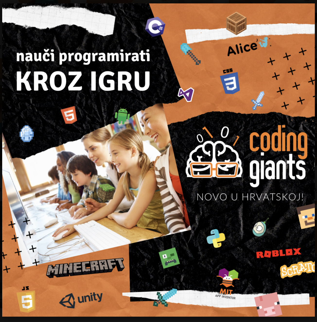 Vizual Coding Giants s porukom nauči programirati kroz igru