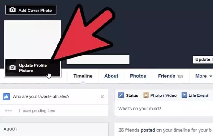 How to change a profile picture on Facebook