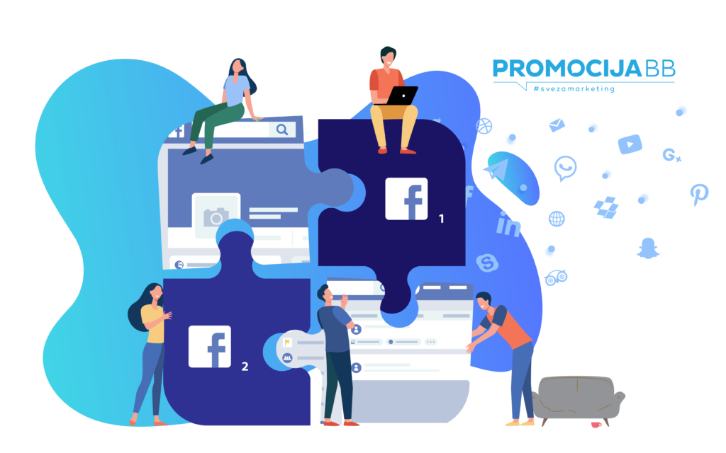 Promocija BB agencija za digitalni marketing piše o spajanju duplih Facebook stranica
