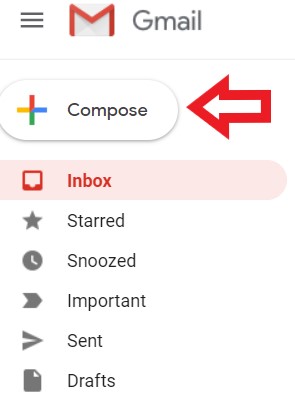 How to write a new email on the gmail