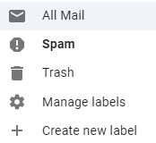 How to create labels on the Gmail